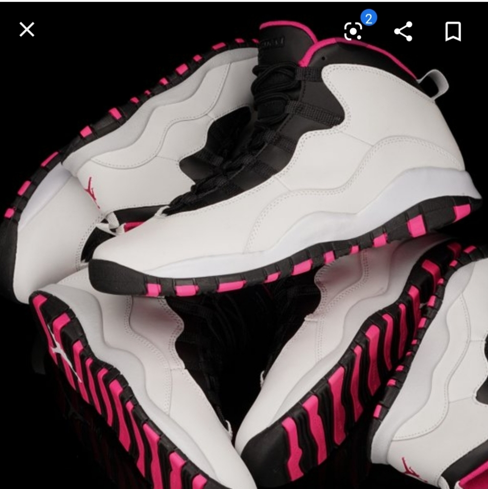 Vivid Pink Jordan 10s